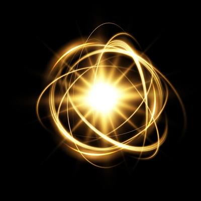 Abstract beautiful light background. Magic sparks on a dark background. Mystical speed stripes, glitter effect. Shine of cosmic rays. Neon lines of speed and fast wind. Glow effect, powerful energy.