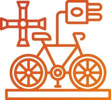 Electric Bike Hub Icon Style vector