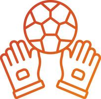 Goalie Icon Style vector