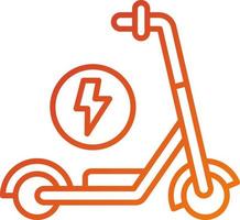 Kick Scooter Icon Style vector