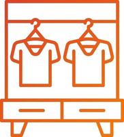 Clothing Rack Icon Style vector