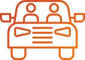 Carpool Icon Style vector