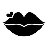 Lips vector icon