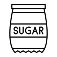 icono de vector de azúcar