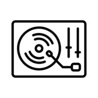 Turntable vector icon