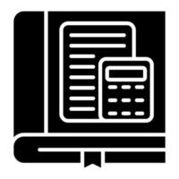 Accounting Book vector icon