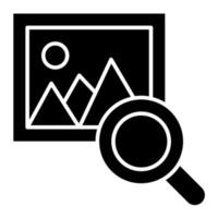 Search Image vector icon