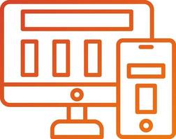 Responsive Design Icon Style vector