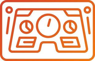 Head Up Display Icon Style vector