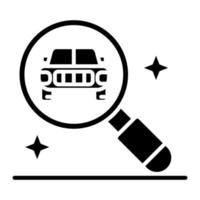 Car Finder vector icon