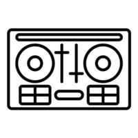 DJ Mixer vector icon