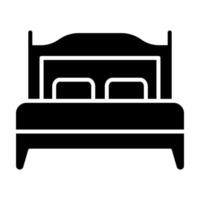 Double Bed Room vector icon