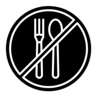 No Eating vector icon