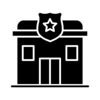 Police Station vector icon