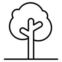 icono de vector de árbol