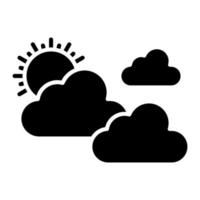Cloudy Weather vector icon