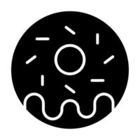 icono de vector de donut