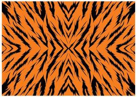 Tiger Pattern Vector Image Illustrations