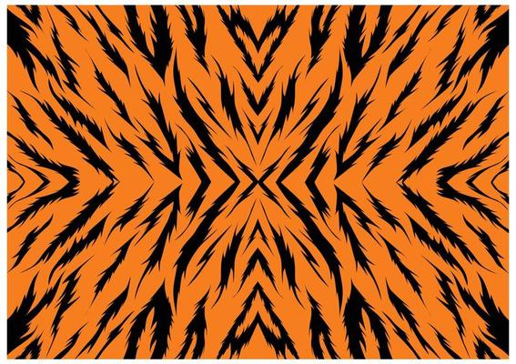 Tiger Pattern Vector Image Illustrations