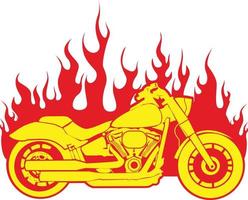 Motorcycle vector image illustrations