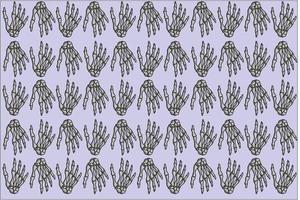 hand skeleton vector image illustrations