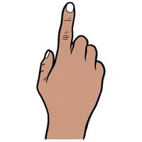 Hand Point Hand Finger Hand Click  Symbol Image Vector Illustrations