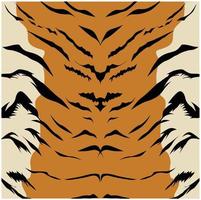 Tiger Pattern Vector Image Illustrations