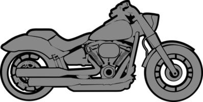 Motorcycle vector image illustrations