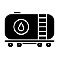 icono de vector de tanque de aceite