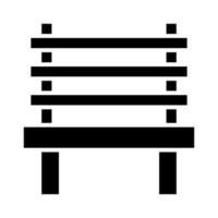 Bench vector icon