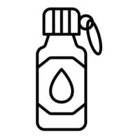 Water Bottle vector icon