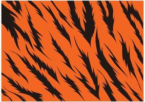 Tiger Pattern Vector Image Illustrations