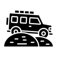 Desert Safari Icon Style vector