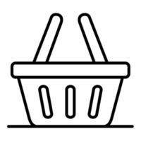 Shopping Basket vector icon