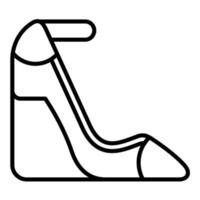 Wedge Heel vector icon