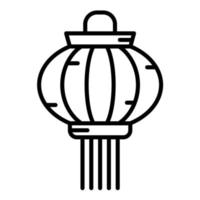 Red Paper Lantern vector icon