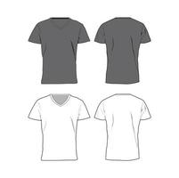 Clothes mock up Tshirt template vector image