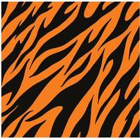 Tiger Pattern Image Vector Illustrations