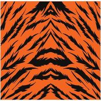 Tiger Pattern Vector Image Illustrations