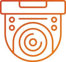 CCTV Camera Icon Style vector