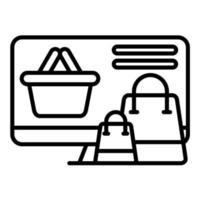 ECommerce Shopping vector icon