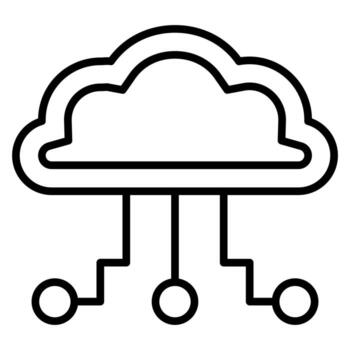 Cloud Computing vector icon