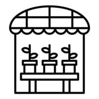 Plants Shop vector icon