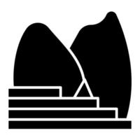 Machu Picchu vector icon