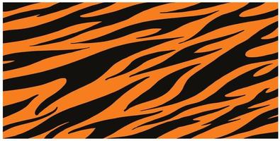 Tiger Pattern Image Vector Illustrations