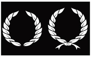 Laurel wreath vector stock illustrations