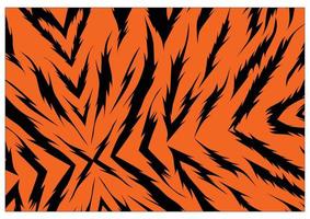 Tiger Pattern Vector Image Illustrations