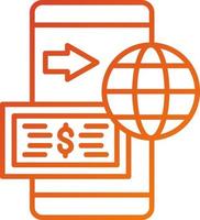 Remittance Icon Style vector