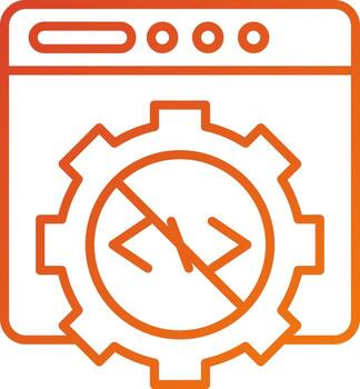 Code Block Icon Style vector