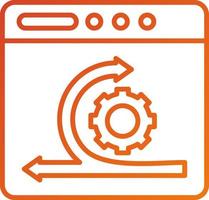 Agile Software Development Icon Style vector
